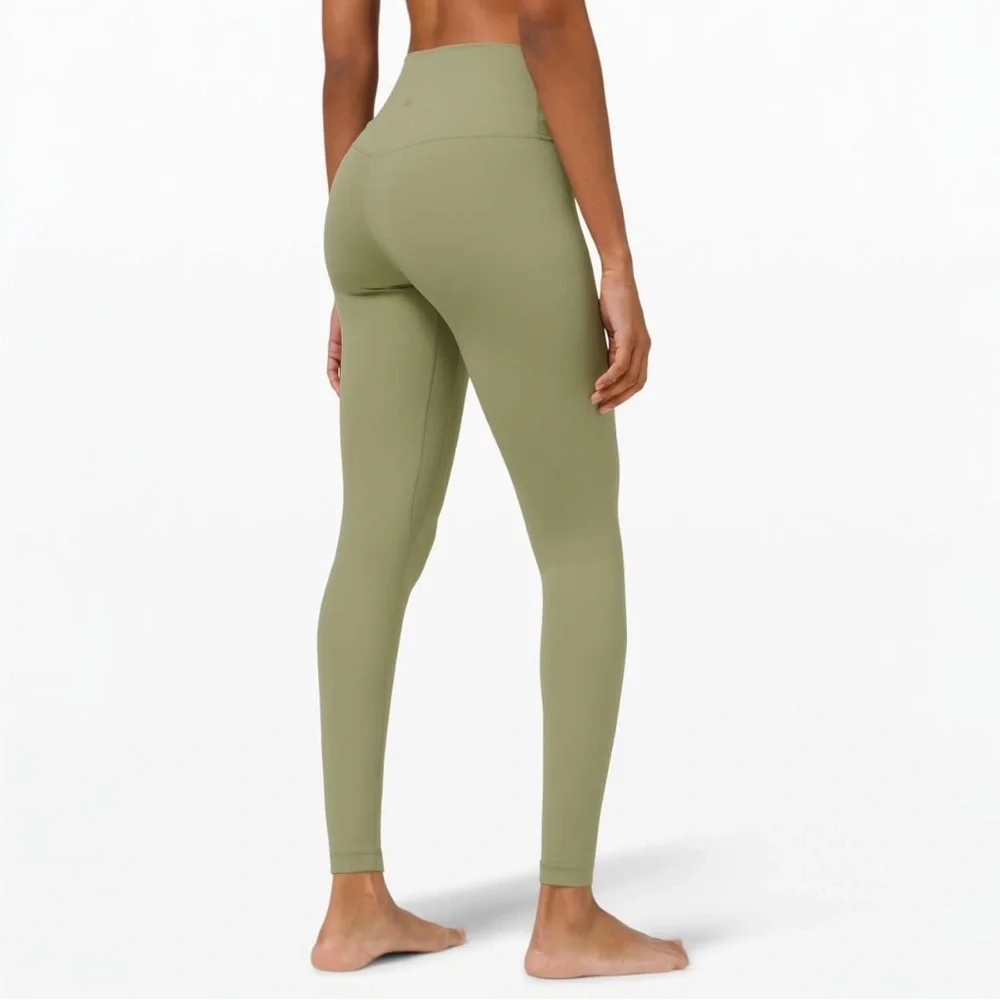 Lululemon Align High Rise Pant 28” Rosemary Green Size 8 Nulu Yoga - Picture 2 of 16